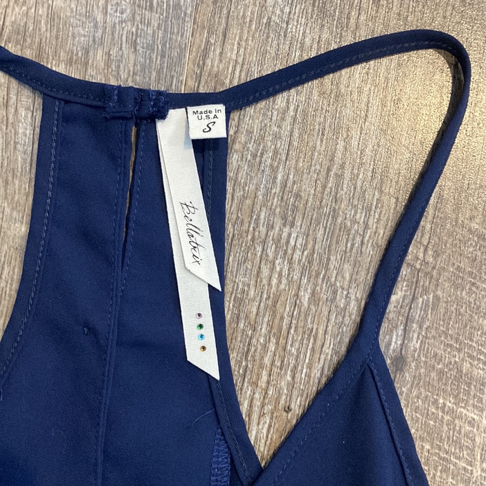 Bellatrix Navy Blue Tank Top - Small - Picture 3 of 3
